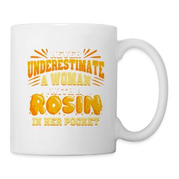 Contorsionniste Contorsion Colophane dans sa poche - Mug blanc - blanc - Droite