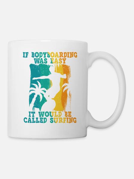 Bodyboarding Bodyboarder - Tasse - Weiß