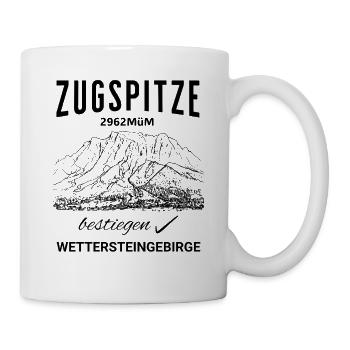 Zugspitze Wetterstein Mountains - Mug - white - Right