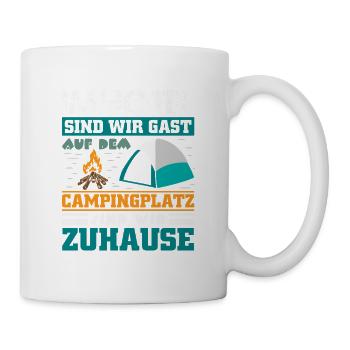 Camper Camping Caravan Saying - Mug - white - Right