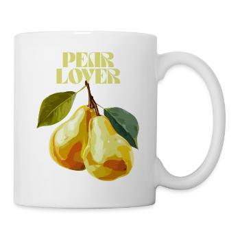 Illustration botanique de l’amateur de poires - Mug blanc - blanc - Droite