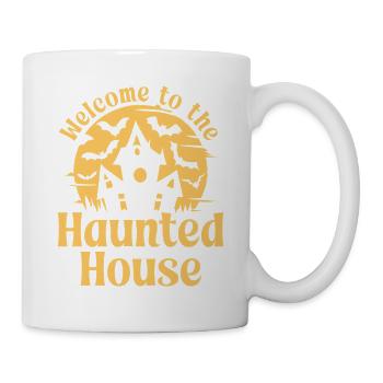 Bienvenue à la maison hantée - Mug blanc - blanc - Droite