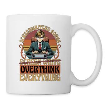 Screenwriter Gonna Overthink Everything Novelist - Mug - white - Right