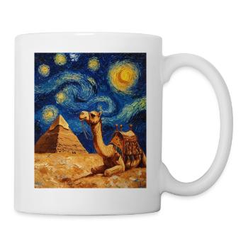 Camel style Van Gogh étoilé - Mug blanc - blanc - Droite