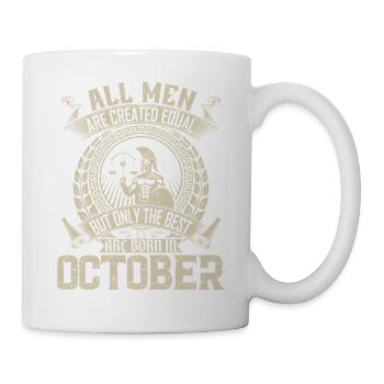 Oktober Alle Männer sind gleich gestaltet - Tasse - Weiß - Rechts