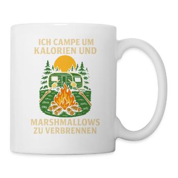 Calories Camping Guimauves Nature Aventure - Mug blanc - blanc - Droite