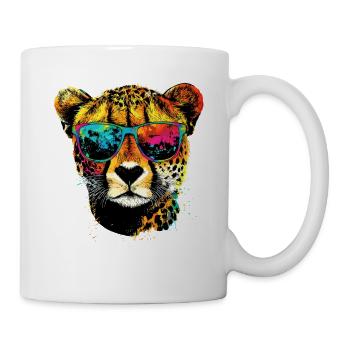 Cheetah Cheetah Big Cat Cat Lover Cheetah - Mug - white - Right