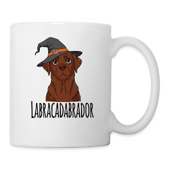 Labracadabrador witch hat design - Mug - white - Right