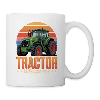 Tractor Kids Farm Lifestyle - Tasse - Weiß - Rechts