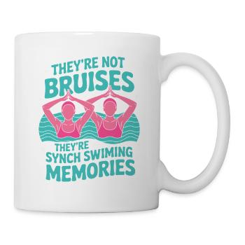Synchronschwimmen Kunstschwimmen Wassersport - Tasse - Weiß - Rechts