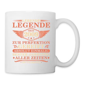 16e anniversaire millésime 2009 - Mug blanc - blanc - Droite