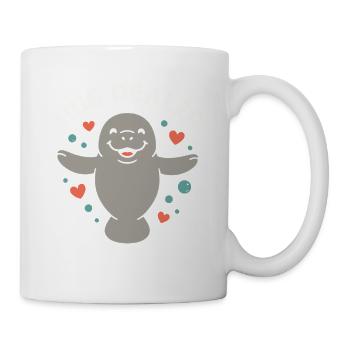 Manatee-enthusiast See-rind-liebhaber Salatliebe - Tasse - Weiß - Rechts