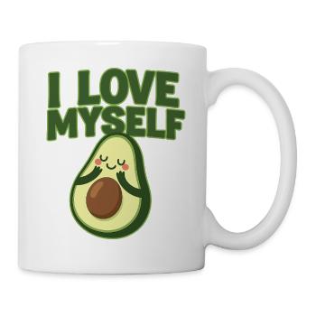 Sweet Avocado Positivity Print - Mug blanc - blanc - Droite
