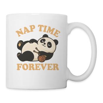 Panda – L'heure de la sieste pour toujours - Mug blanc - blanc - Droite