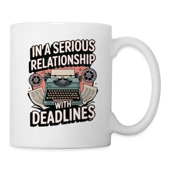 Screenwriter In A Serious Relationship Novelist - Mug - white - Right