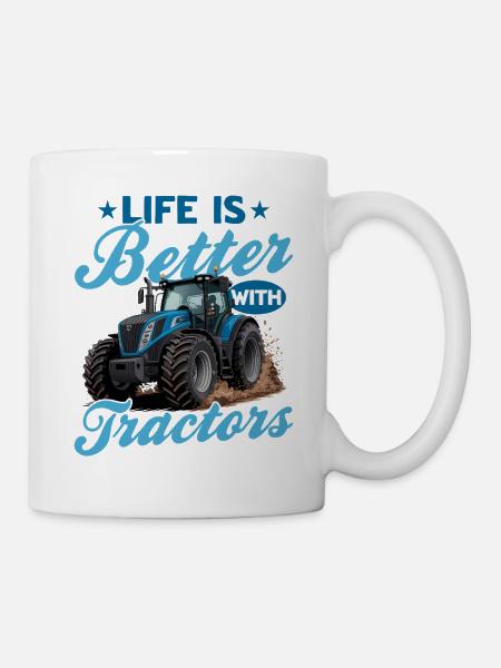 Tractor Kids Farm Lifestyle - Tasse - Weiß