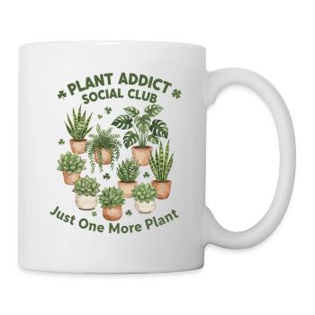 Plant Lovers Social Club Design - Mug - white - Right