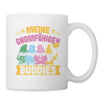 Costume de nain de jardin Gnome-able Buddies Gnome - Mug blanc - blanc - Droite