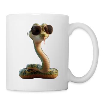 snake, python, cobra, rattlesnake, snakes - Mug - white - Right