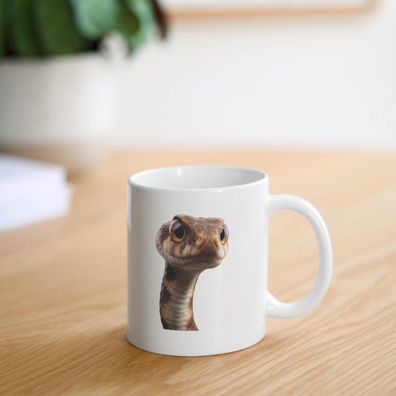 serpent, python, cobra, serpent à sonnettes, serpents Mug blanc