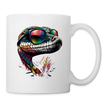 snake, python, cobra, rattlesnake, snakes - Mug - white - Right