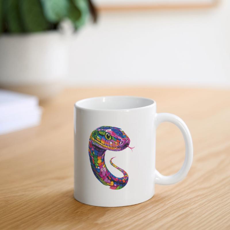 Schlange Python Kobra Klapperschlange Schlangen Tasse