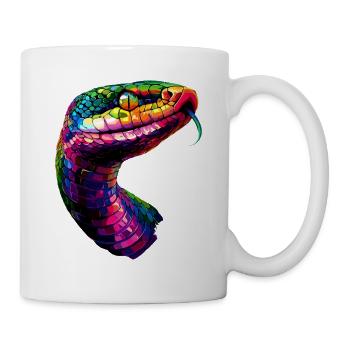 snake, python, cobra, rattlesnake, snakes - Mug - white - Right