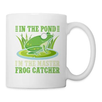 Frog Catcher In The Pond Master Catcher Frog - Tasse - Weiß - Rechts