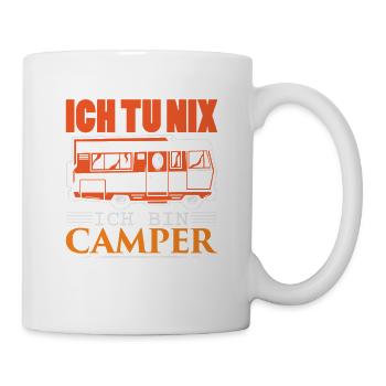 Camper Camping Caravan Saying - Mug - white - Right