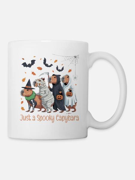Capybara Halloween Kostüm - Tasse - Weiß