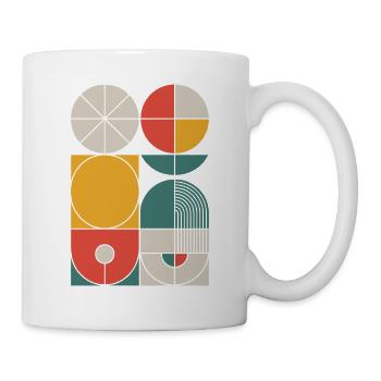 Bauhaus Geometric Shapes Composition - Mug - white - Right