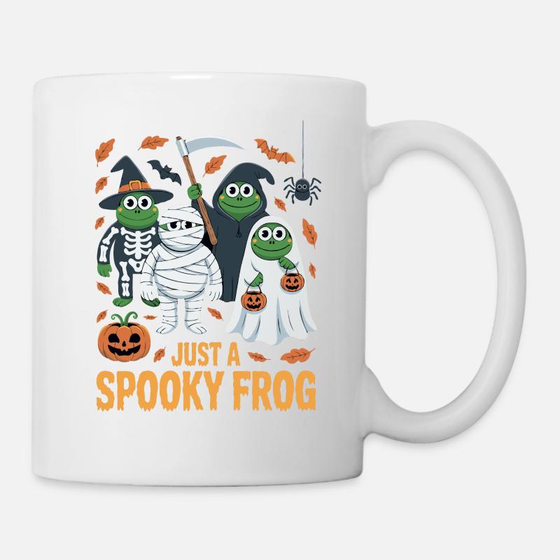 Costume d’Halloween Spooky Frogs - Mug blanc - blanc