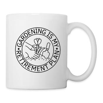 Gardening Retirement Plan Gardener - Mug - white - Right