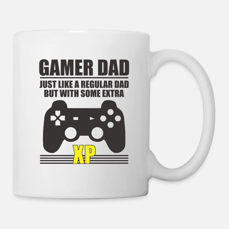 Gamer Dad XP Tee - Mug - white