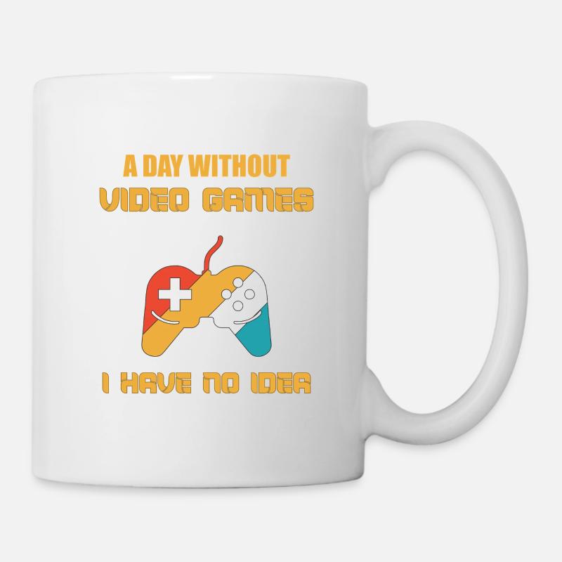 Tag ohne Videospiele - Tasse - Weiß