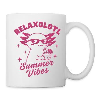 Relaxolotl Summer Vibes - Mug - white - Right