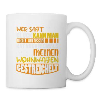 Camper Camping Caravan Saying - Mug - white - Right