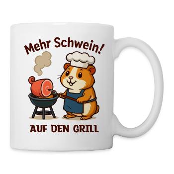 More pig ! On the grill - Mug - white - Right