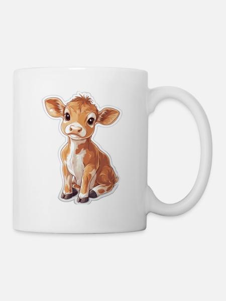 Kuh - Tasse - Weiß