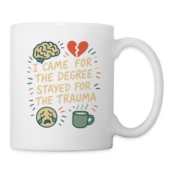 Future psychologist diagnose me - Mug - white - Right