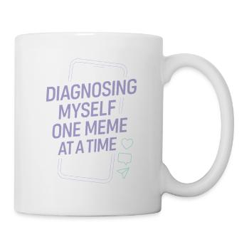 Future psychologist diagnose me - Mug - white - Right