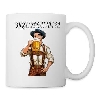 Bière MAN - Mug blanc - blanc - Droite