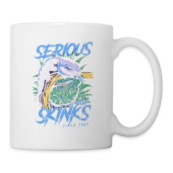 Serious About Blue Tongue Skinks Since 1969 - Mug - white - Right