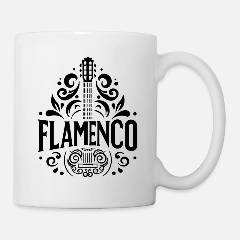 Flamenco Spain Spanish Music Guitar - Mug - white