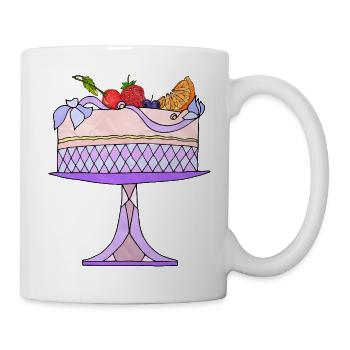 Cake - Mug - white - Right