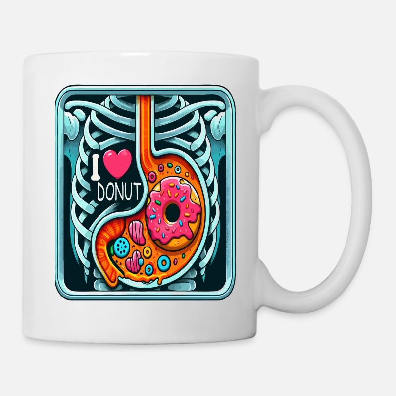 J’adore le beignet - Mug blanc - blanc