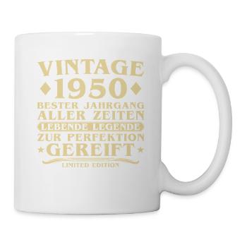 Millésime 1950 Millésime Né 75 ans - Mug blanc - blanc - Droite