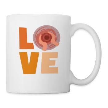 Ceramic love for pottery lovers - Mug - white - Right