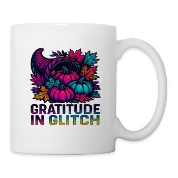 Glitchcore Thanksgiving - Mug blanc - blanc - Droite