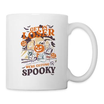Lustiger & gruseliger Halloween Kürbis Verlierer - Tasse - Weiß - Rechts